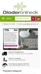 Mobile Screenshot of dioder-online.dk