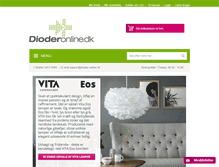 Tablet Screenshot of dioder-online.dk